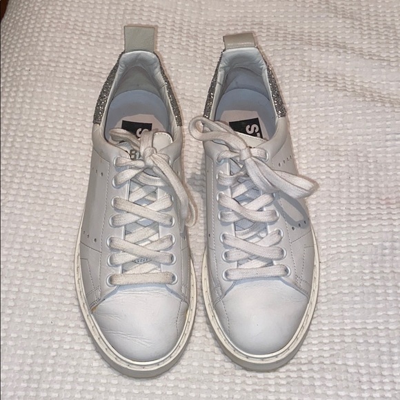 Golden Goose white sneakers with crystals - Picture 1 of 6